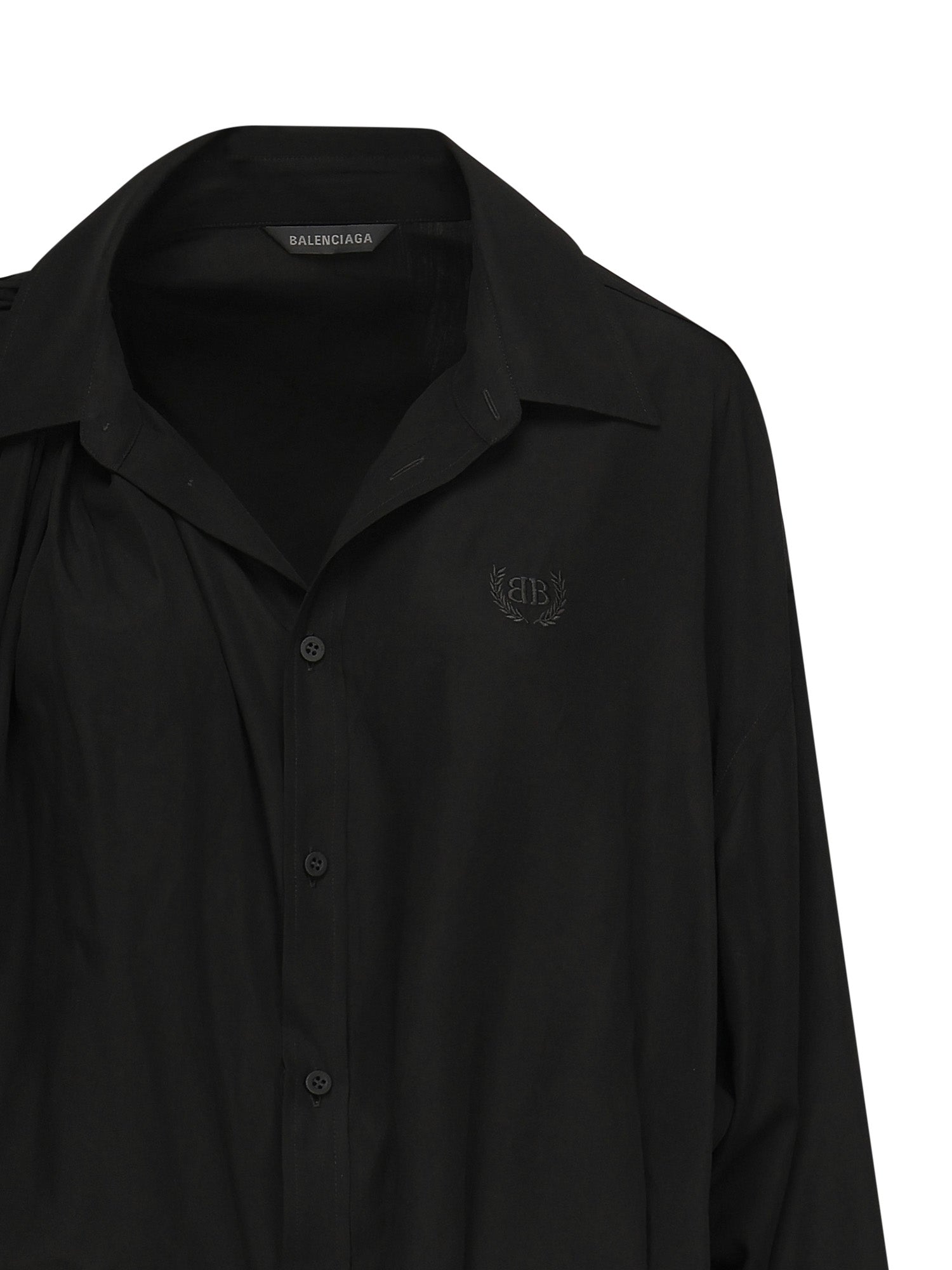 Camicia monospalla in popeline 839287 TRO371000 BALENCIAGA 