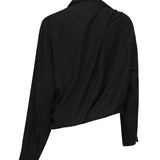 Camicia monospalla in popeline 839287 TRO371000 BALENCIAGA 