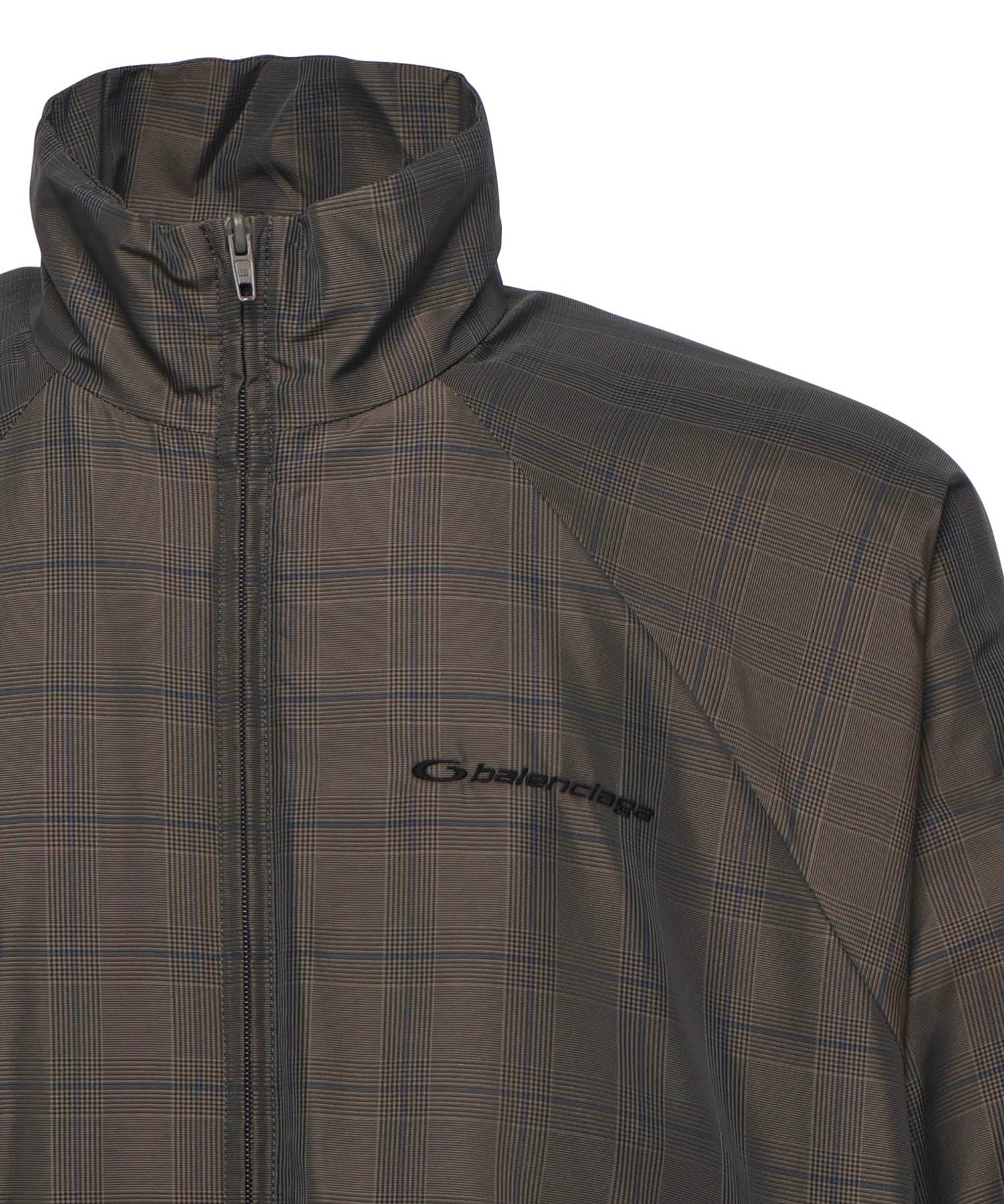 Giubbotto in nylon con stampa madras<BR/> 843937 TSO401460 BALENCIAGA 