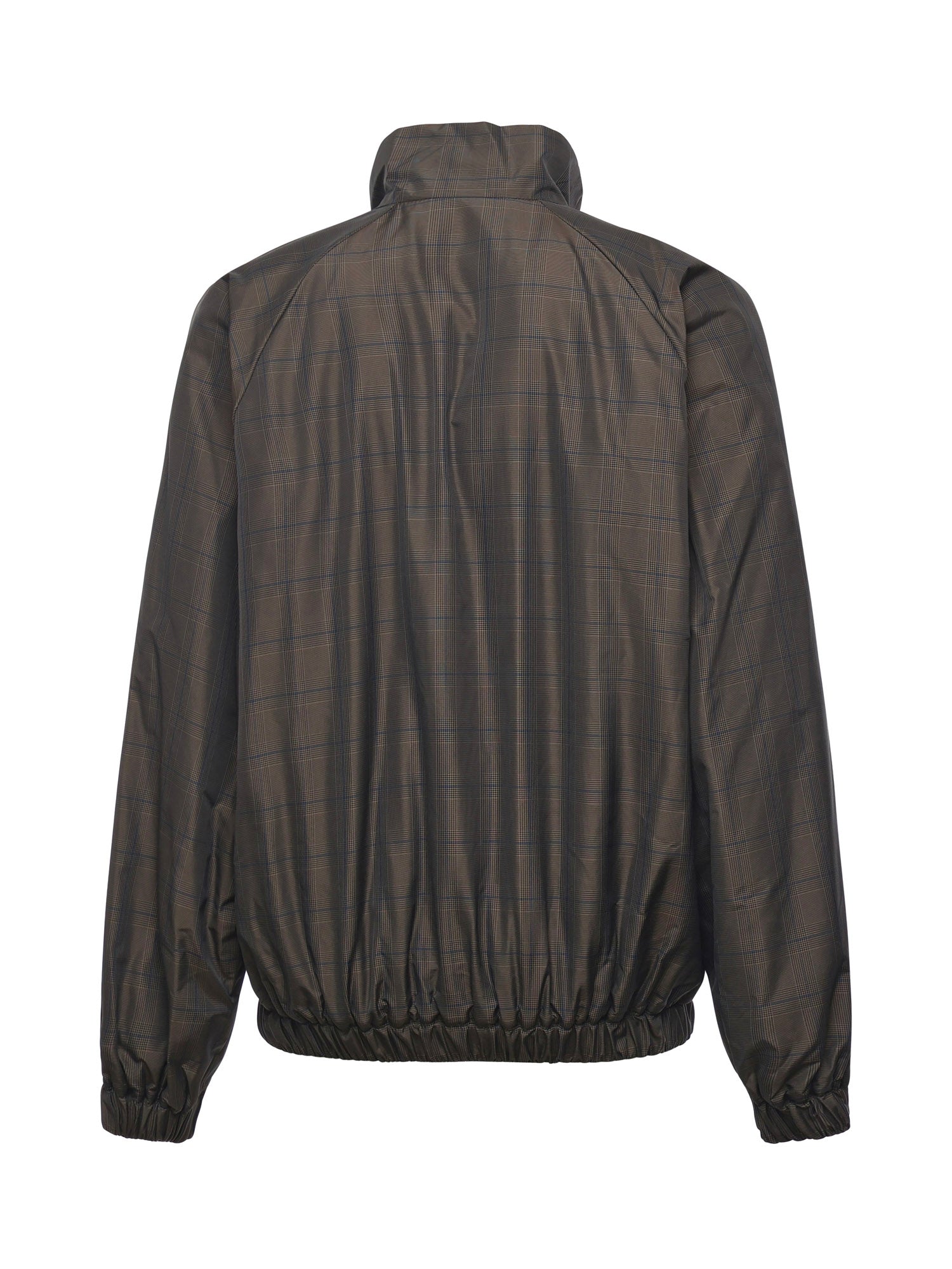 Giubbotto in nylon con stampa madras<BR/> 843937 TSO401460 BALENCIAGA 