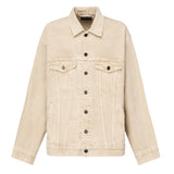 Giacca in denim con logo 844891 TSWB29501 BALENCIAGA 