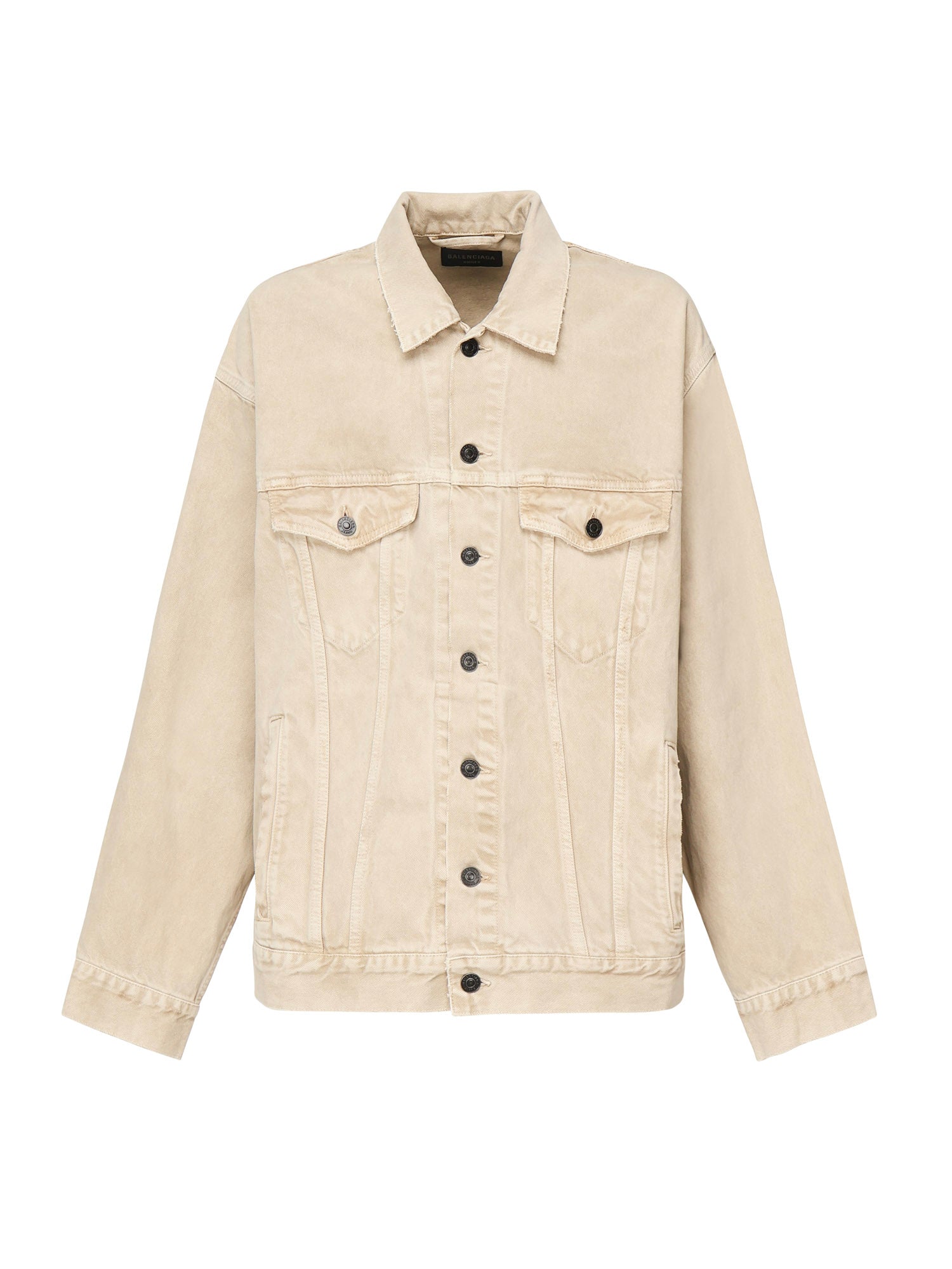 Giacca in denim con logo 844891 TSWB29501 BALENCIAGA 