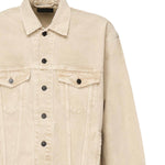 Giacca in denim con logo 844891 TSWB29501 BALENCIAGA 