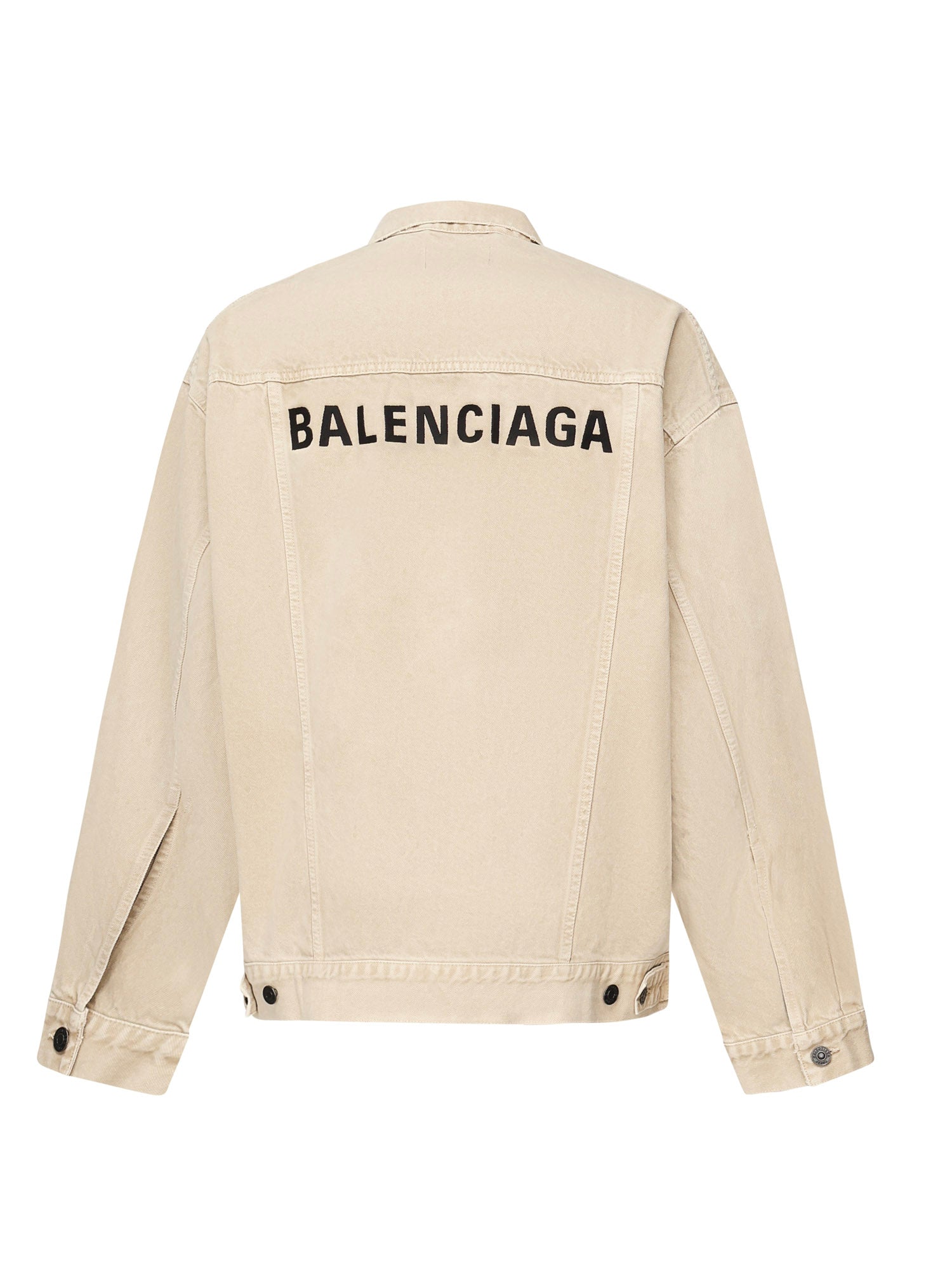 Giacca in denim con logo 844891 TSWB29501 BALENCIAGA 