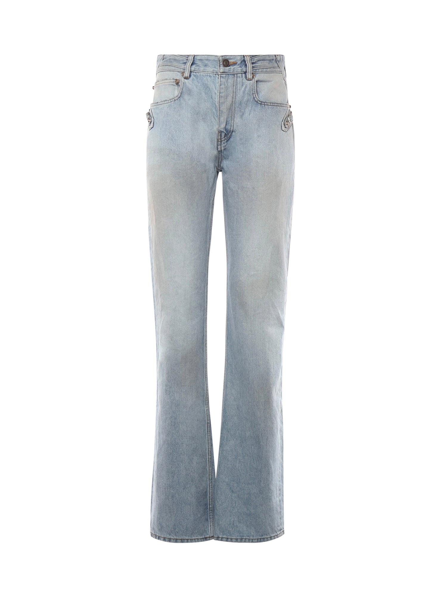 Jeans dritti City in denim di cotone 849953 TTW744200 BALENCIAGA 