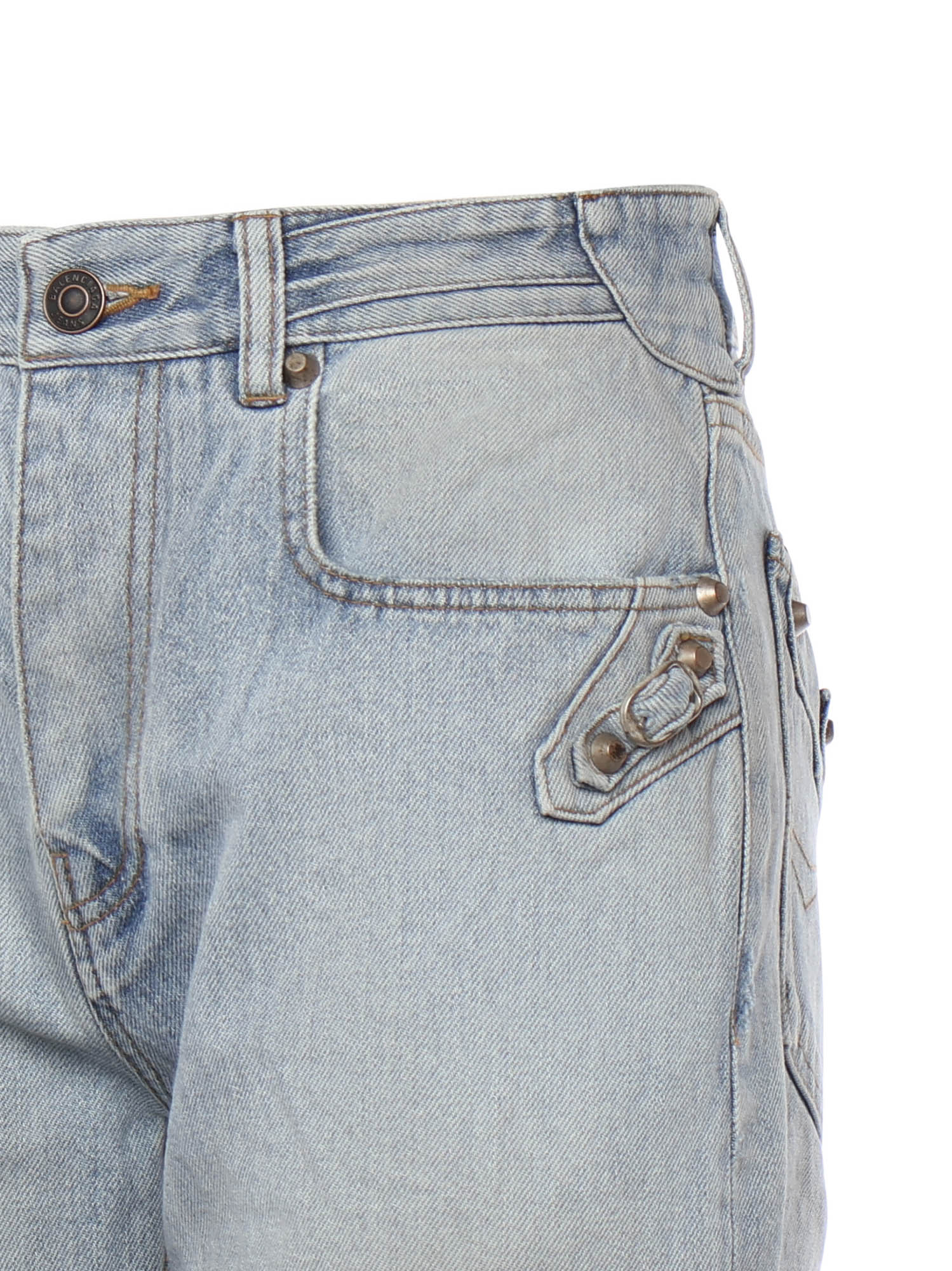 Jeans dritti City in denim di cotone 849953 TTW744200 BALENCIAGA 