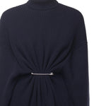 Mini abito Pinched in maglia di lana e cotone 850028 T17594140 BALENCIAGA 