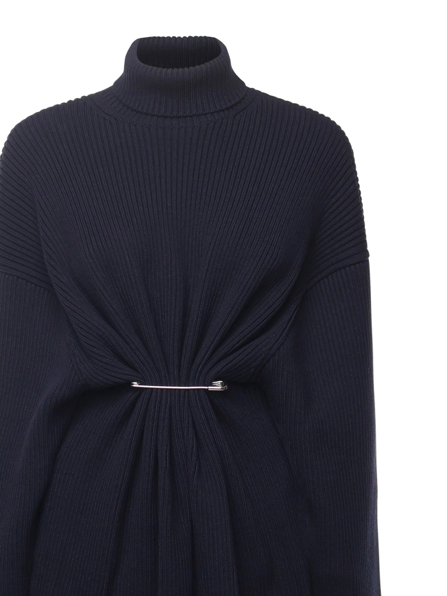 Mini abito Pinched in maglia di lana e cotone 850028 T17594140 BALENCIAGA 