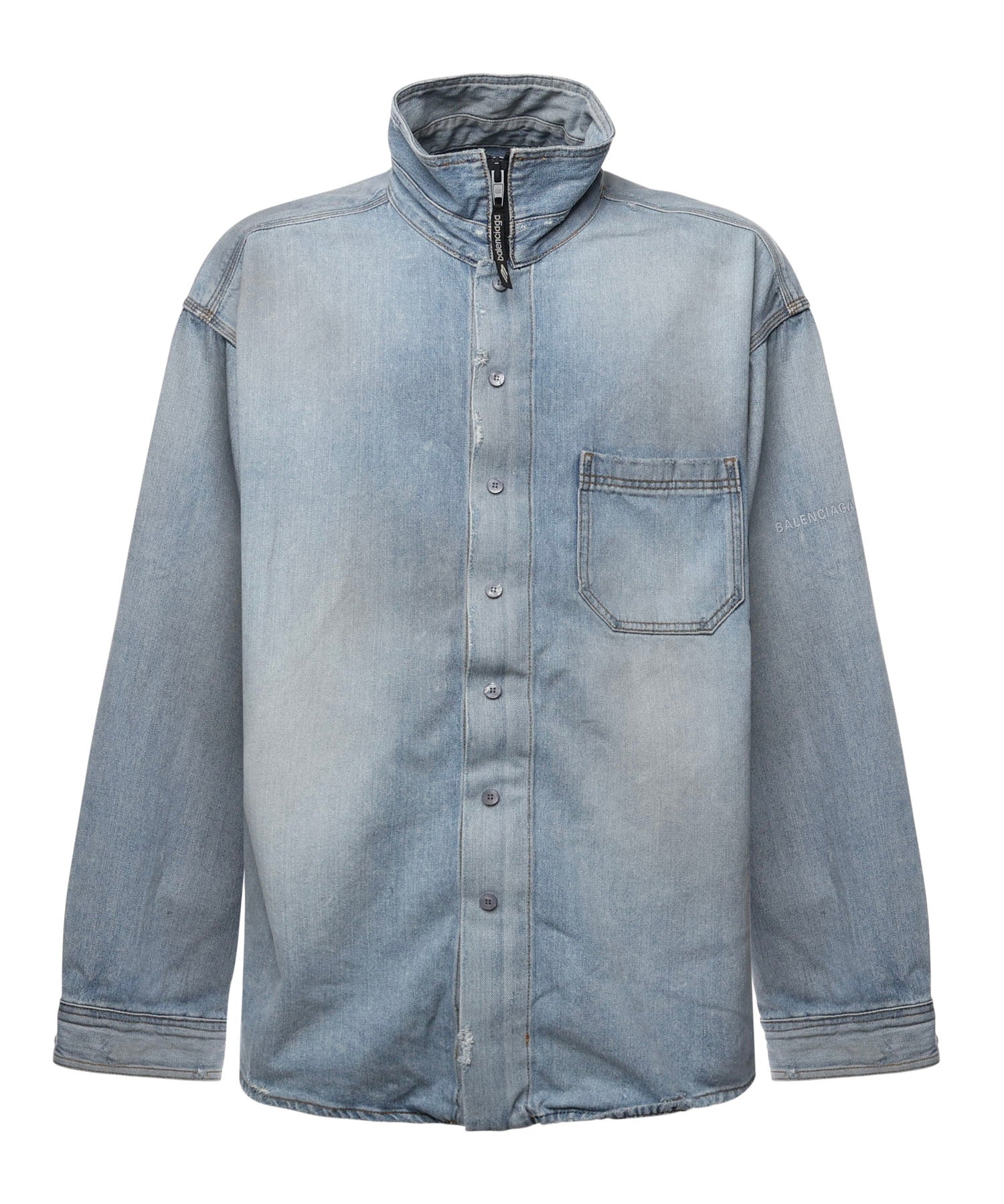 Camicia in denim di cotone 850059 TTWA34200 BALENCIAGA 