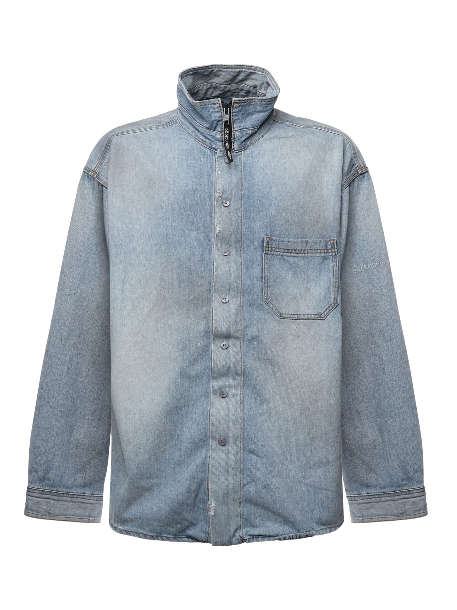 Camicia in denim di cotone 850059 TTWA34200 BALENCIAGA 