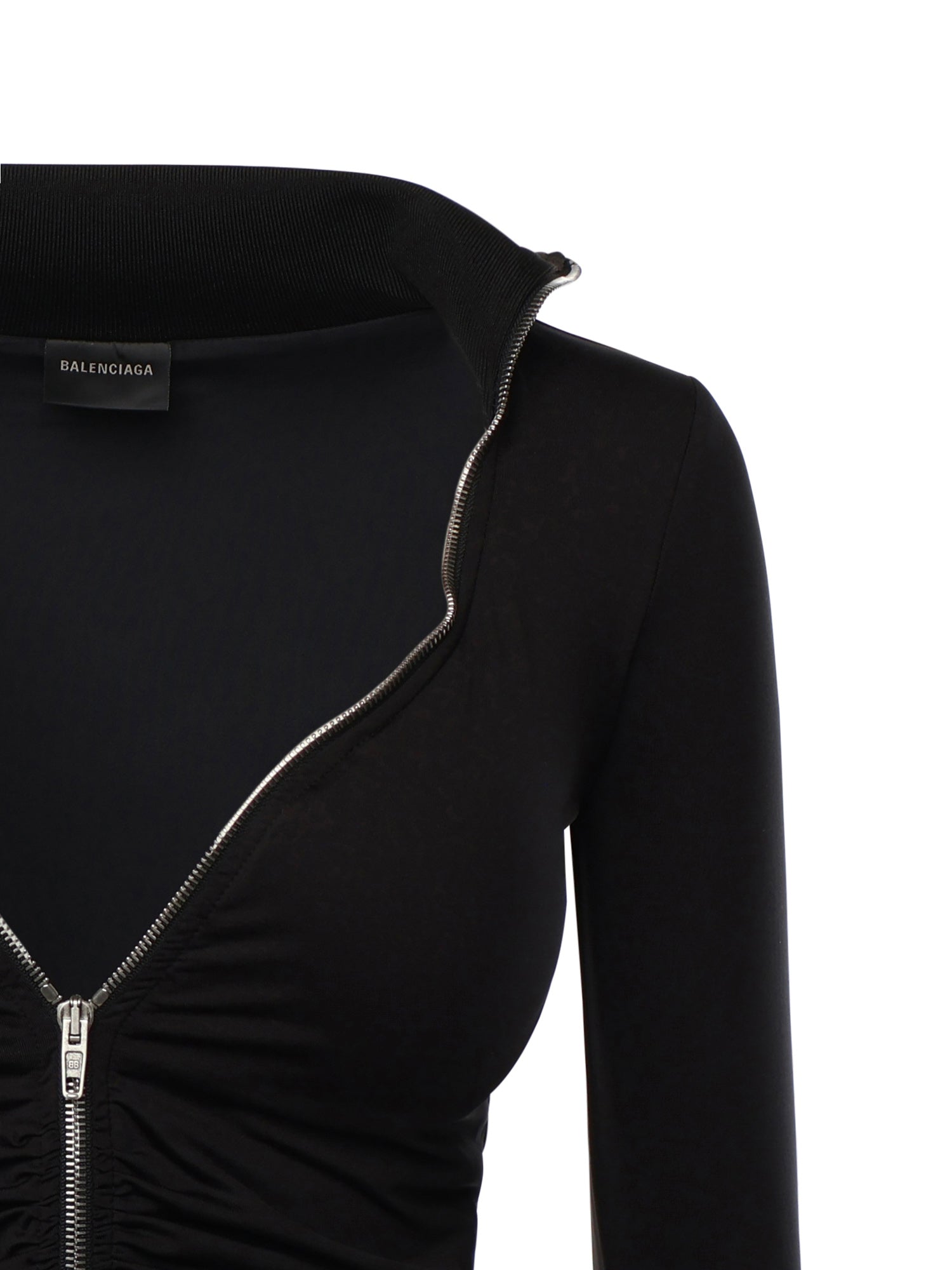 Giacca con zip Bra Cup in pile 850440 TTVI91000 BALENCIAGA 