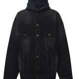 Giacca Hybrid con cappuccio 850703 TTW671037 BALENCIAGA 