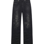 Jeans a gamba ampia in denim 852328 TTW671037 BALENCIAGA 