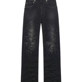 Jeans a gamba ampia in denim 852328 TTW671037 BALENCIAGA 