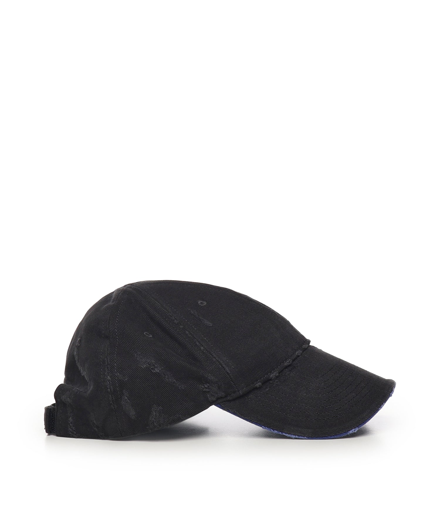 Berretto "Tilted Typo" in drill di cotone 854036 410B21000 BALENCIAGA 