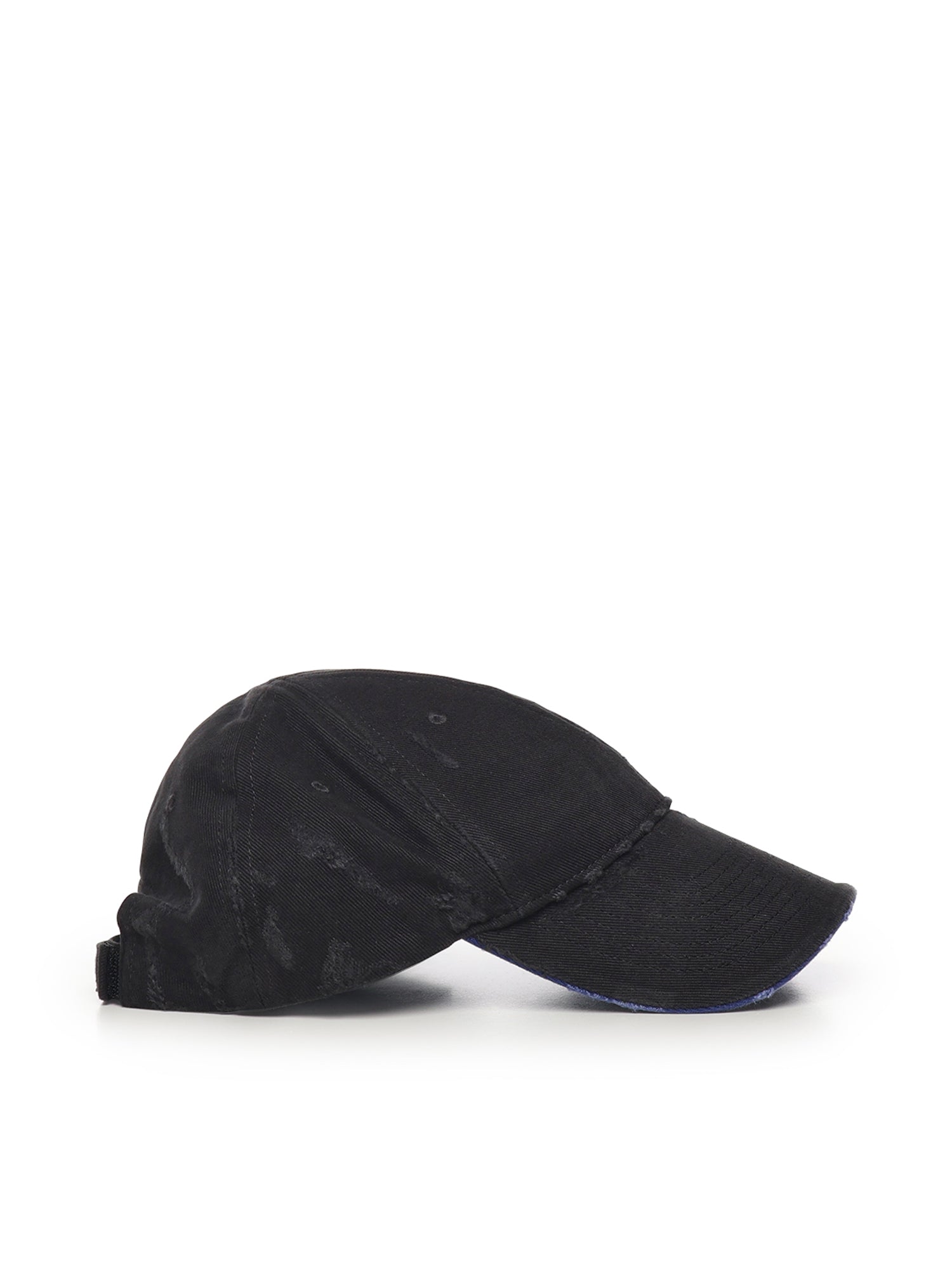 Berretto "Tilted Typo" in drill di cotone 854036 410B21000 BALENCIAGA 