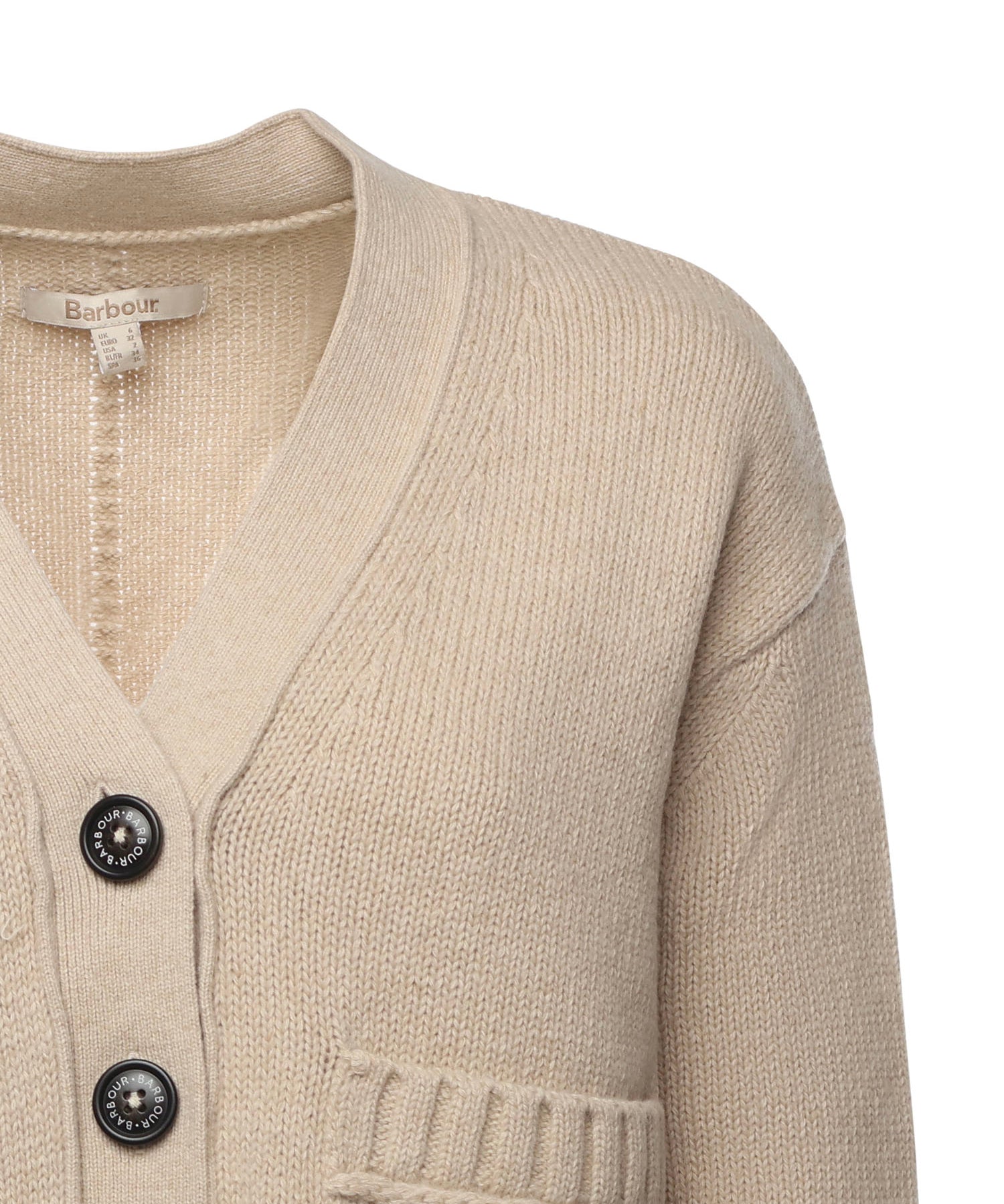 Cardigan Faye in misto lana LKN1681 ST53 BARBOUR 