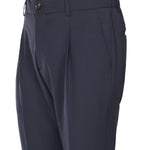 Pantaloni Riccardo RICCARDO CC TBCMNAVY BE ABLE 