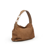Borsa a spalla in camoscio BIBP9DP01C TAUPE BIASIA 