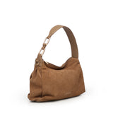Borsa a spalla in camoscio BIBP9DP01C TAUPE BIASIA 