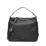 Borsa a spalla con logo BIBP9E502 NERO BIASIA 