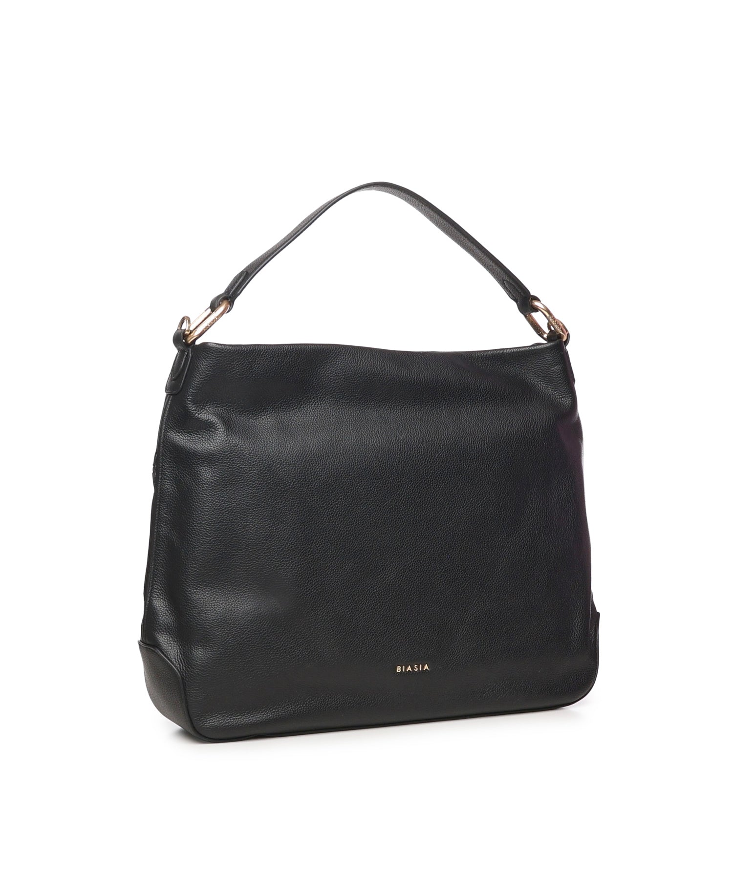 Borsa a spalla con logo BIBP9E502 NERO BIASIA 