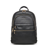 Zaino in pelle con logo BIBP9E504 NERO BIASIA 