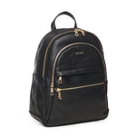 Zaino in pelle con logo BIBP9E504 NERO BIASIA 