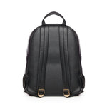 Zaino in pelle con logo BIBP9E504 NERO BIASIA 