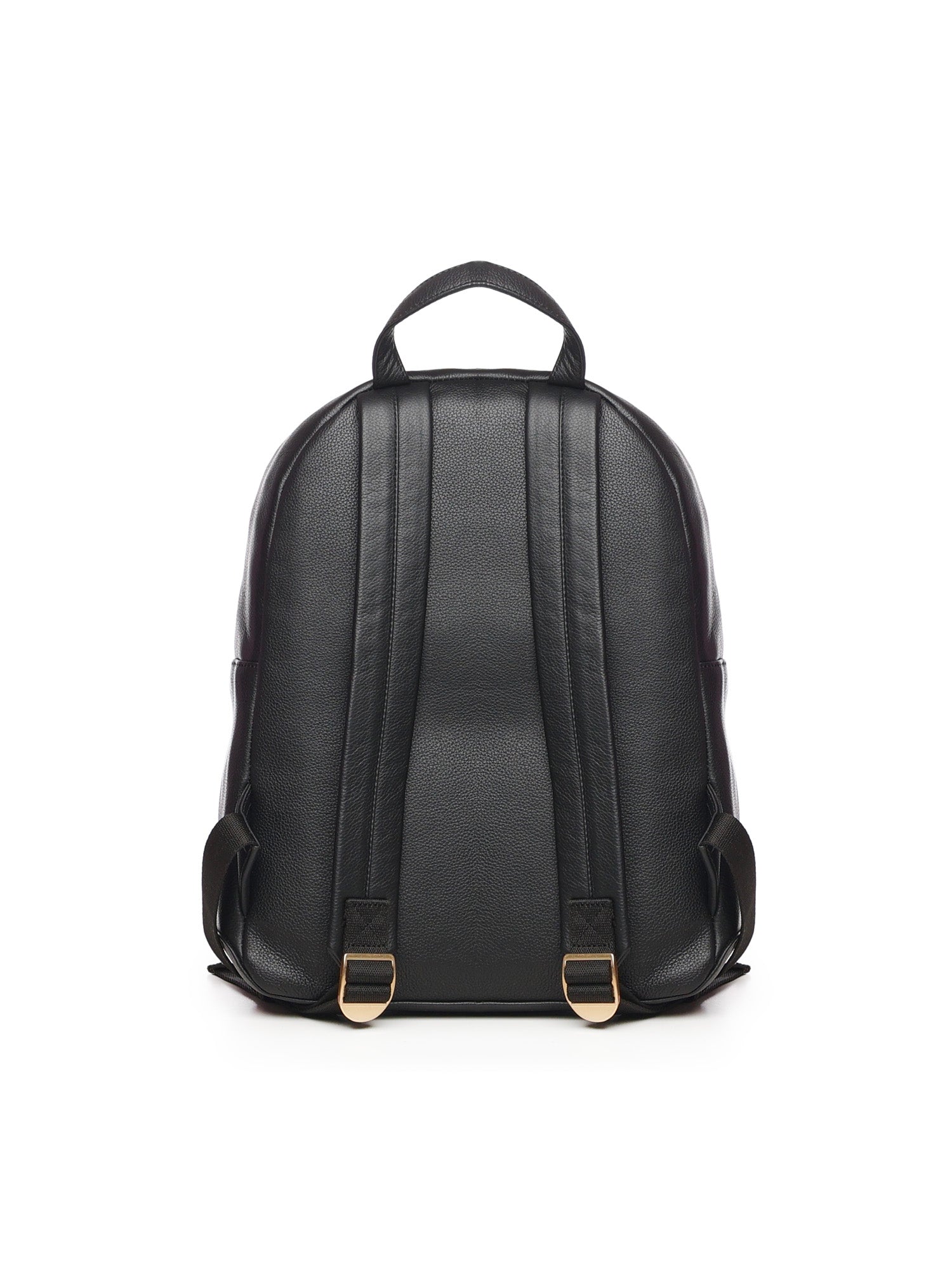 Zaino in pelle con logo BIBP9E504 NERO BIASIA 