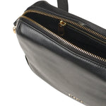 Borsa a tracolla in pelle con logo BIBP9E506 NERO BIASIA 