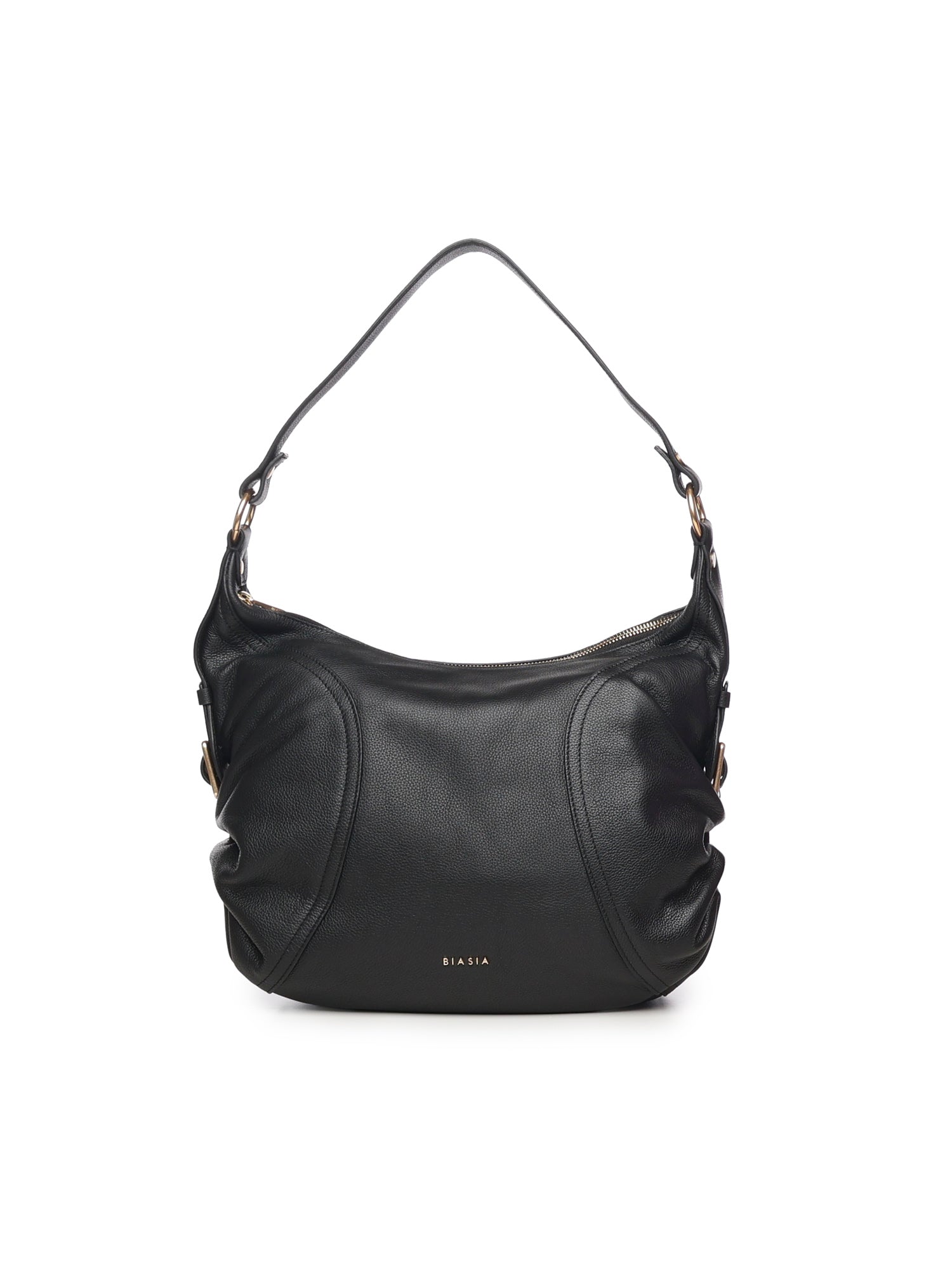 Borsa a spalla Weave in pelle BIBP9E602 NERO BIASIA 