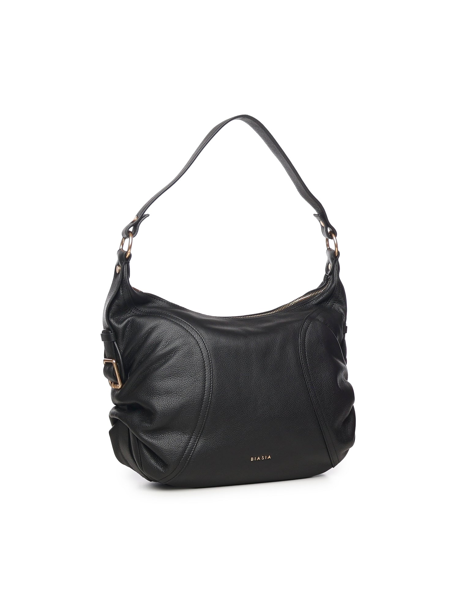 Borsa a spalla Weave in pelle BIBP9E602 NERO BIASIA 