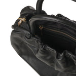 Borsa in pelle con logo<BR/> BIBP9E701 NERO BIASIA 