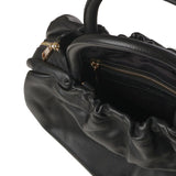 Borsa in pelle con logo<BR/> BIBP9E701 NERO BIASIA 