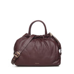 Borsa in pelle con logo BIBP9E701 PRUGNA BIASIA 