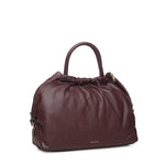 Borsa in pelle con logo BIBP9E701 PRUGNA BIASIA 