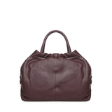 Borsa in pelle con logo BIBP9E701 PRUGNA BIASIA 
