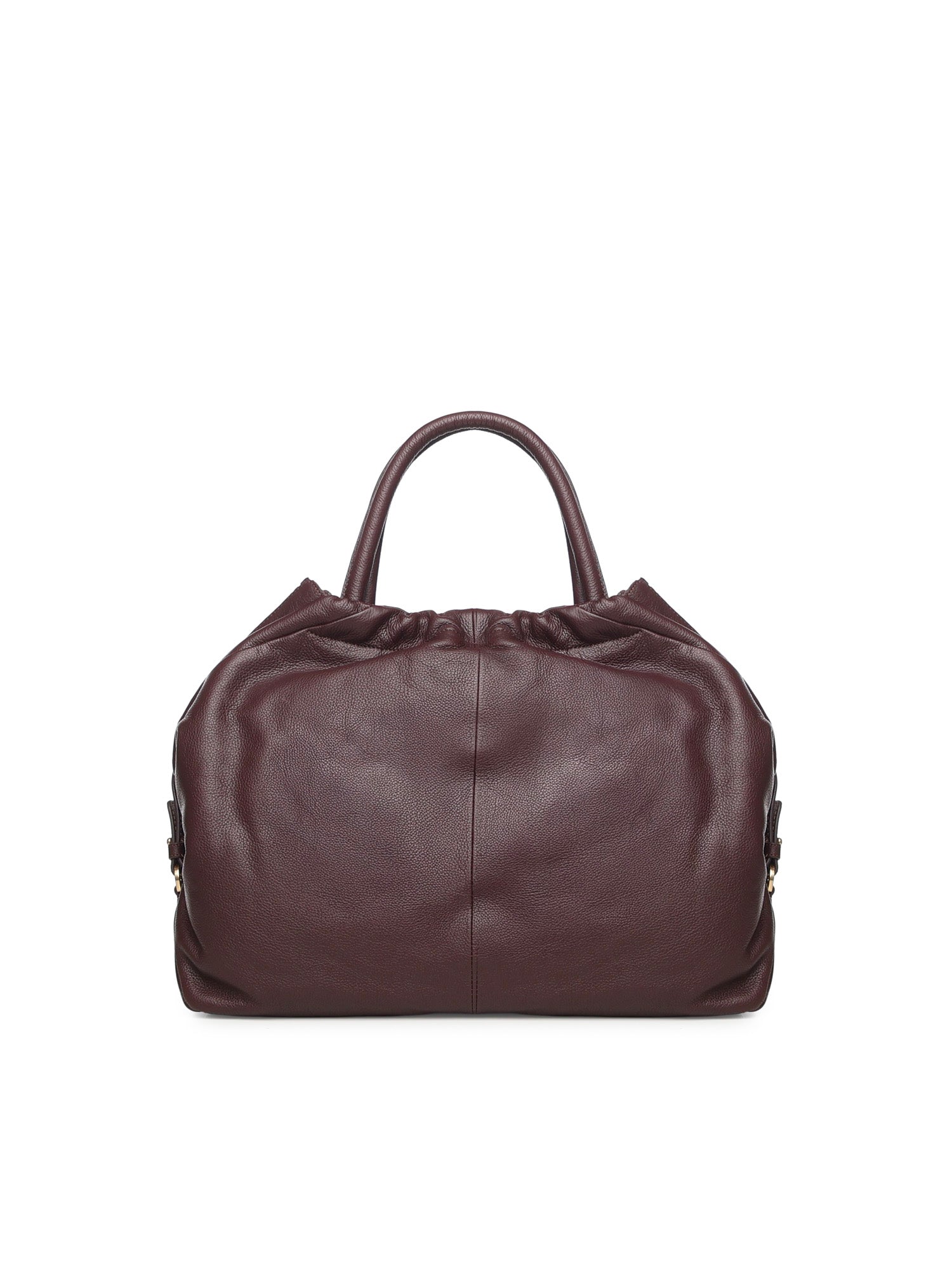 Borsa in pelle con logo BIBP9E701 PRUGNA BIASIA 