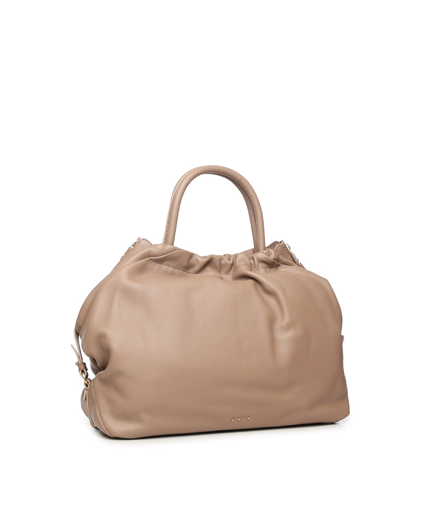 Borsa in pelle con logo BIBP9E701 TAUPE BIASIA 