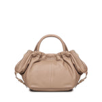 Borsa in pelle con logo<BR/> BIBP9E702 TAUPE BIASIA 