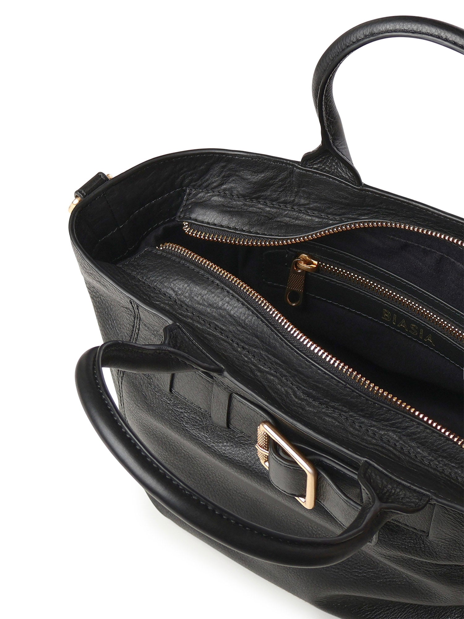 Borsa a mano in pelle BIBP9EC02 NERO BIASIA 