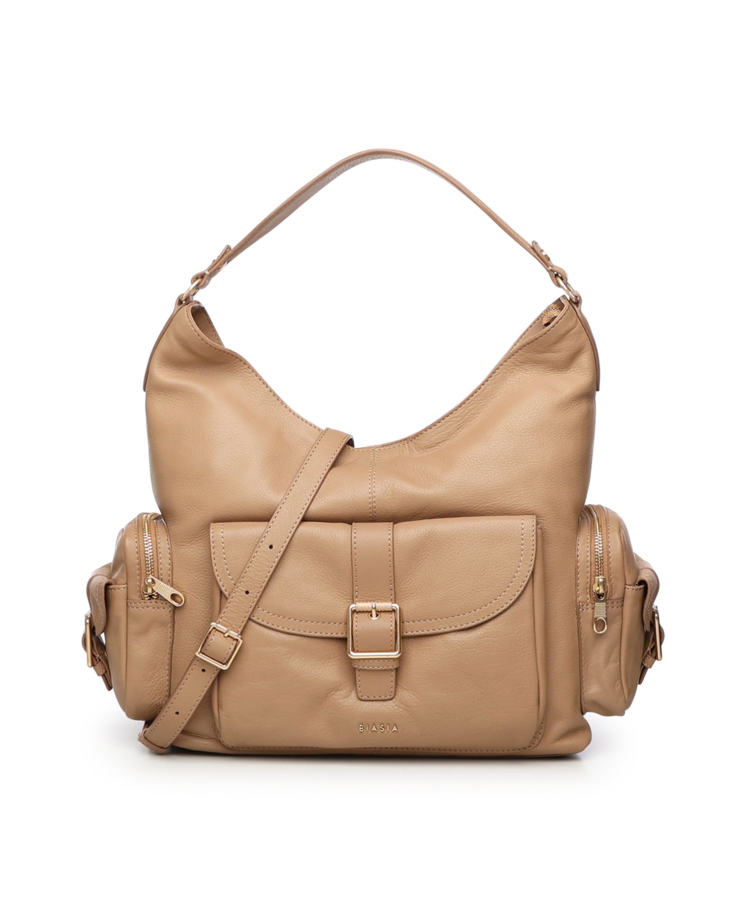 Borsa a spalla Factor in pelle BIBP9EC03 CAMEL BIASIA 