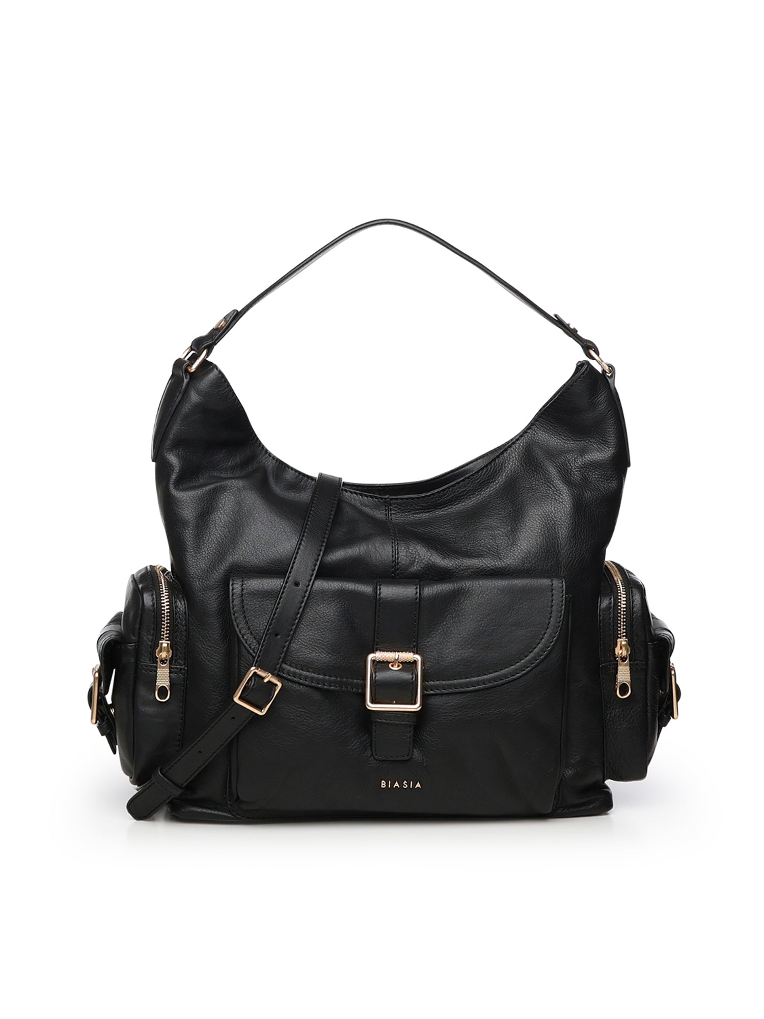 Borsa a spalla Factor in pelle BIBP9EC03 NERO BIASIA 