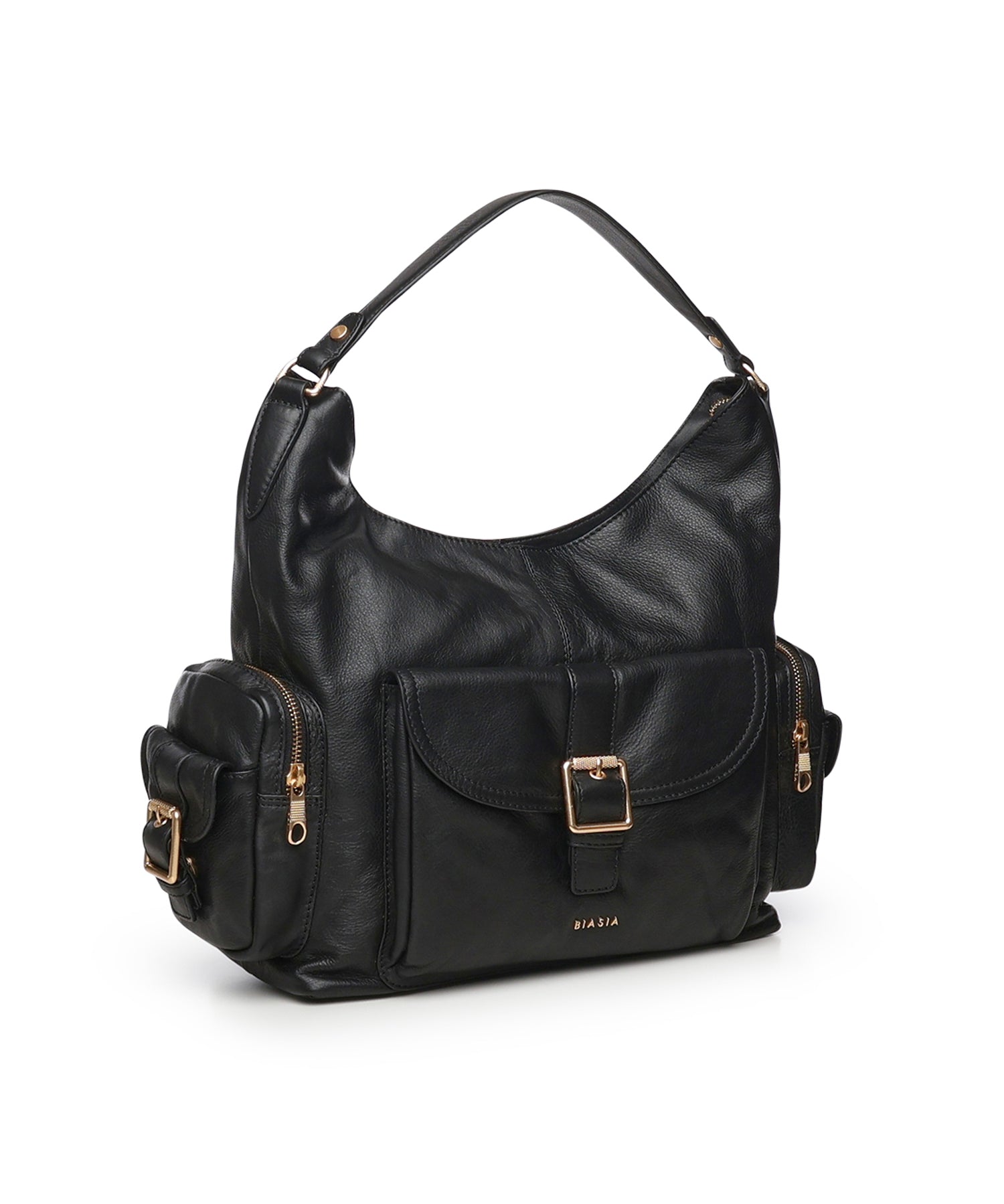 Borsa a spalla Factor in pelle BIBP9EC03 NERO BIASIA 