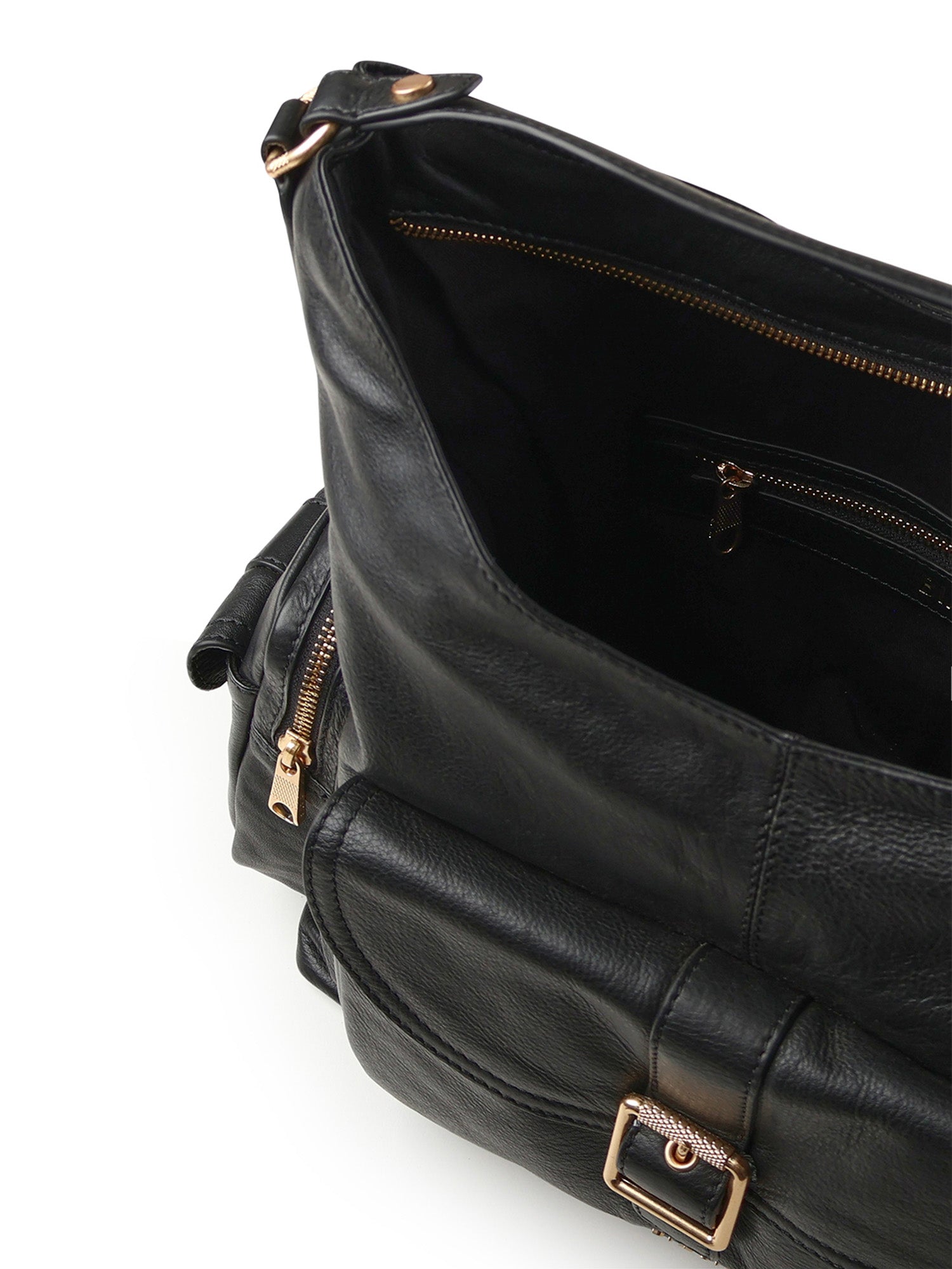 Borsa a spalla Factor in pelle BIBP9EC03 NERO BIASIA 