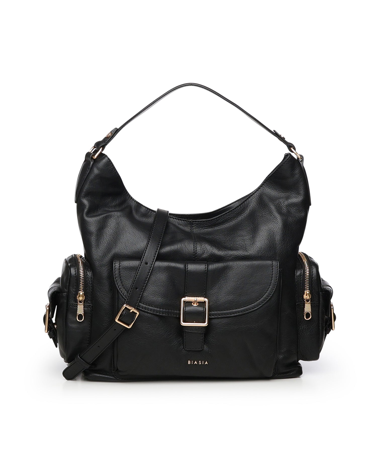 Borsa a spalla Factor in pelle BIBP9EC03 NERO BIASIA 
