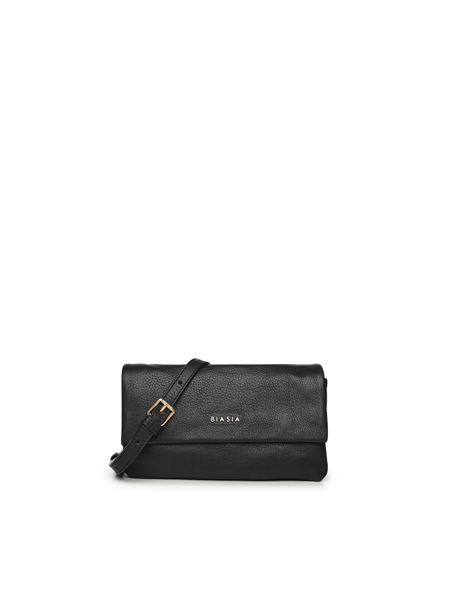 Borsa a tracolla in pelle BIBP9F901 NERO BIASIA 