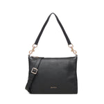 Borsa a spalla con logo BIBP9FA01 NERO BIASIA 