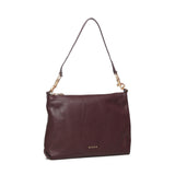 Borsa a spalla con logo BIBP9FA01 PRUGNA BIASIA 
